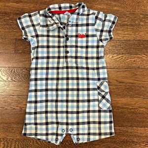 Carters 18 month Crab Romper like new!